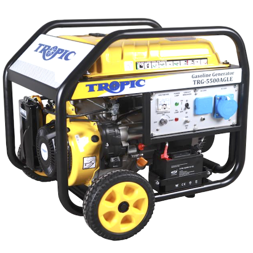 Tropic Petrol Generator 5500W, 389CC, 25L, 85kg TRG-5500AGLE